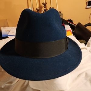 Mens Vintage Blue Hat. TINO. Detroit Henry the Hatter preowned Xl with hat box